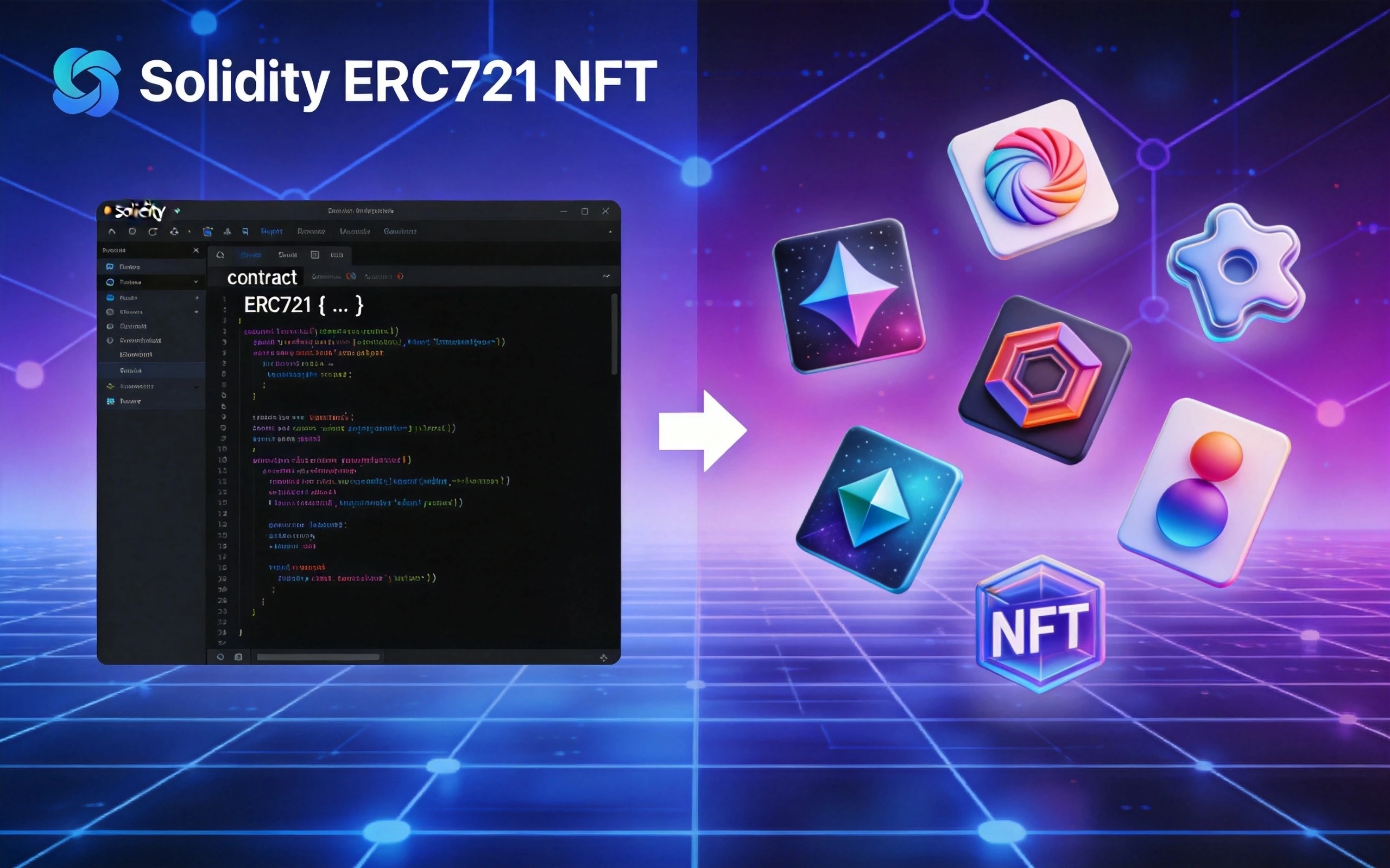Solidity ERC721 NFT开发教程：从零构建NFT智能合约