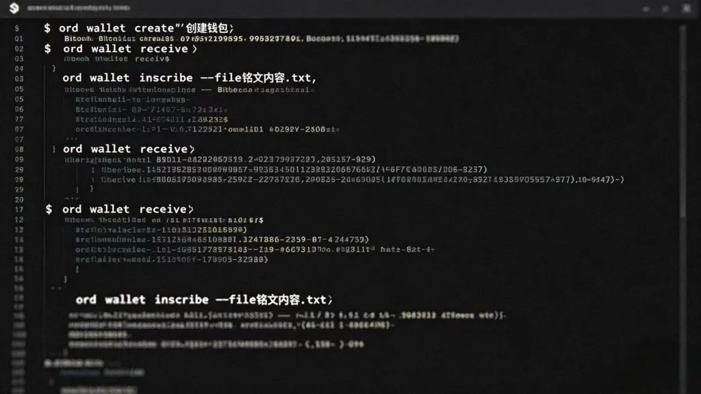 ord 工具，比特币 Ordinals 协议开发实操界面